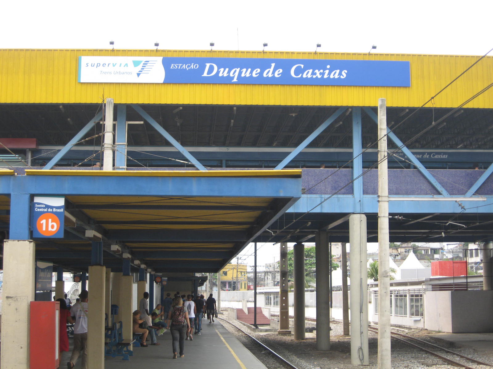 Placa da Estação Duque de Caxias